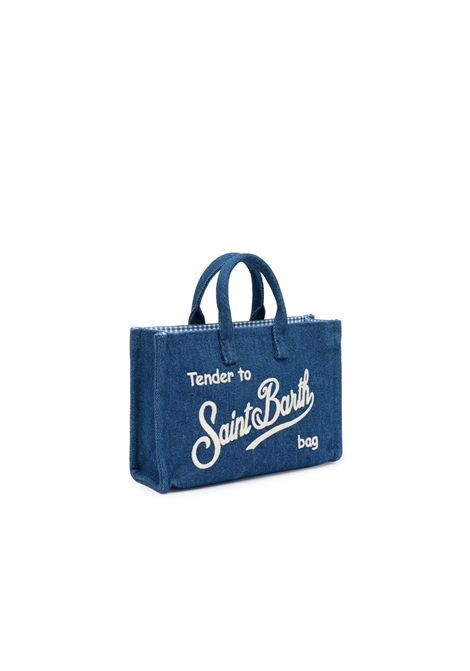 Phone bag in denim SAINT BARTH | PHONE009 PHONE BAG DENIM00436L DENIM EMB